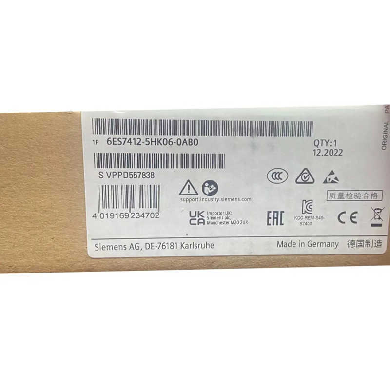 6ES7412-5HK06-0AB0 Programmable Logic Control Plc